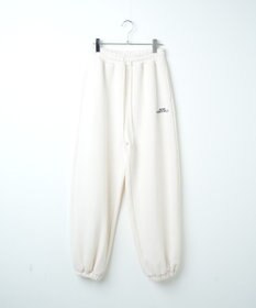 WEGO 裏起毛ロゴ刺繍スウェットパンツ
