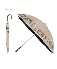 MOONBAT DAKS(ダックス) 晴雨兼用日傘 長傘 カラフルな街並み フワクール生地使用