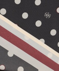 自由区 【アンサンブル対応・洗える】ポルカドットプリント プルオーバー