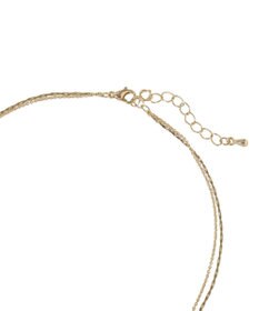 earth music&ecology レター２連ネックレス