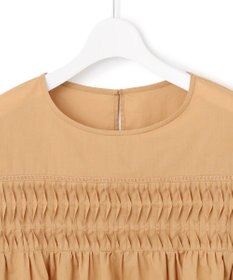 23区 【WEB&一部店舗限定】コットンローン ピンタック フレア ブラウス