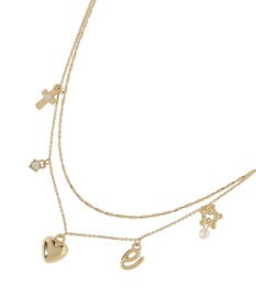 earth music&ecology レター２連ネックレス