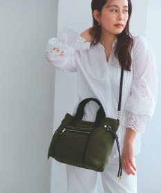 TOPKAPI 【新色追加】【TREASURE TOPKAPI】ネオプレン フロントポケット 2way ショルダー付き ミニトートバッグ