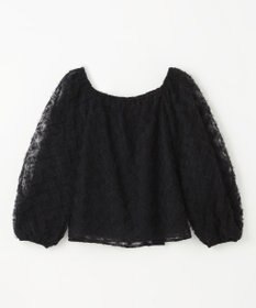 GRACE CONTINENTAL チュール刺繍トップ