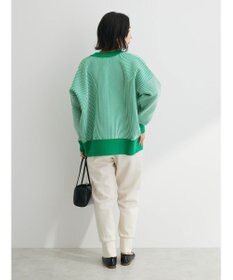 Green Parks ストライプＪＱカーディガン