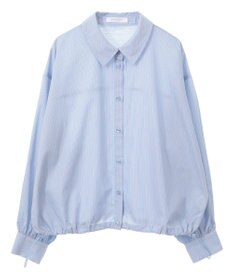 Green Parks イージーケア裾ドロストシャツ