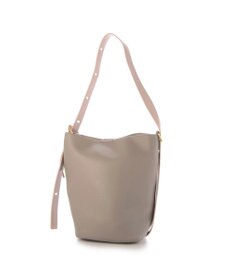 UNBILLION カシュカシュ cachecache / シボフェイクレザーソフトホーボーバッグ