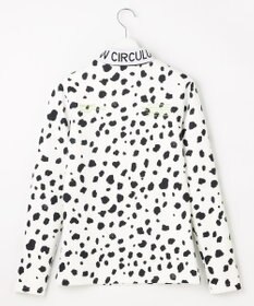 PW CIRCULUS 【WOMEN】スノーレオパード裏フリースモックネックT