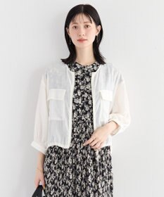 YECCA VECCA ドライタッチシアーブルゾン