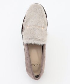 ANY SIS 【23.0cm~24.5cm】フェイクファーメタル モカシン