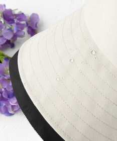 TOCCA 【サイズ調整可】TRIM RIBBON BUCKET HAT コットン バケットハット