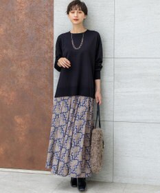 23区 L 【洗える】オータムシャイニー リラクシー ニット