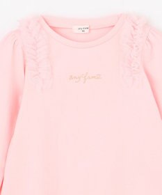 ANY KIDS チュールフリル 長袖Tシャツ