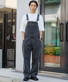 WEGO 【ユニセックス着用/SMサイズ展開】デニムオーバーオール