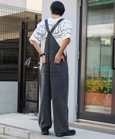 WEGO 【ユニセックス着用/SMサイズ展開】デニムオーバーオール
