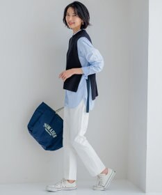 23区 【洗える】コットンポリエステルリリヤーン ニットベスト