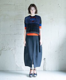 COQ STRATA 和紙ショート丈ベスト