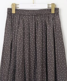 ANY SIS 【洗える】シャイニードットギャザー スカート
