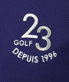 23区GOLF 【MEN】ハニカム鹿子 半そでポロシャツ