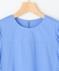 組曲 コットンローン ボリュームスリーブブラウス