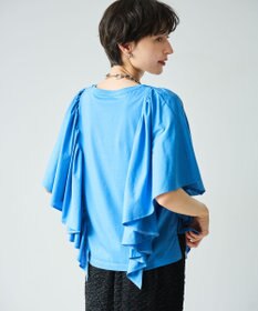 #Newans 【乾燥機可能/接触冷感】ラッフルフリルカットソー