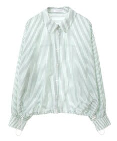 Green Parks イージーケア裾ドロストシャツ