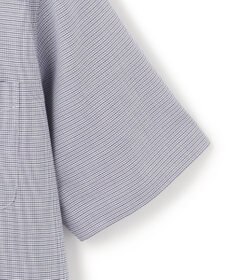 J.PRESS MEN 【EXTRA COMFORT / 形態安定・ストレッチ・抗菌防臭・速乾】パナマミニチェック 半袖シャツ/B.D.