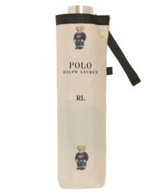 MOONBAT POLO RALPH LAUREN （ポロ ラルフローレン）折りたたみ傘 FLAG BEAR ポロベア ドット 大きめ55cm