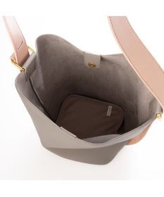 UNBILLION カシュカシュ cachecache / シボフェイクレザーソフトホーボーバッグ