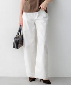 23区 【一部先行予約/接触冷感】23区DENIM サマー ストレート ワイド パンツ