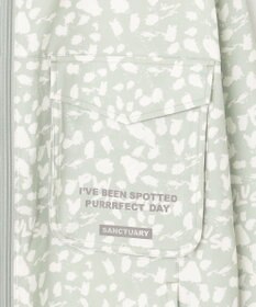 PW CIRCULUS 今が旬！【WOMEN】【洗える/ストレッチ】アニマルプリント ジップアップ フーデッド ブルゾン ゴルフウェア レディース