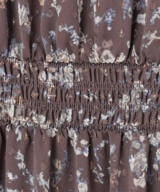 ANY SIS 【洗える】ニュアンスプリント ワンピース