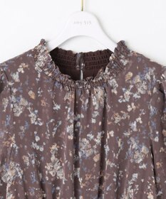 ANY SIS 【洗える】ニュアンスプリント ワンピース