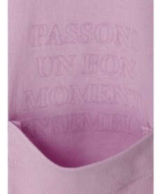 AMERICAN HOLIC ポケット付きロゴカットチュニック