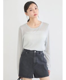 earth music&ecology ラメシアープルオーバー