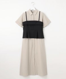 23区 S 【CLASSY.コラボ】ビスチェコンビ シャツワンピース