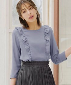 Tiaclasse 【洗える】フリルブラウス