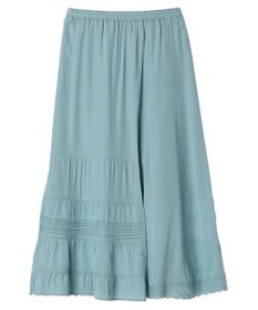 earth music&ecology レースティアードスカート