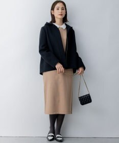 組曲 2WAYショートビーバー フーテッドコート