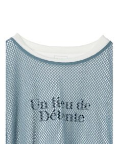 Green Parks ＳＥＴ２点　メッシュ＋ノースリーブロゴプルオーバー