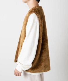 WEGO フェイクファーBIGベスト