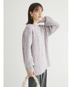 Green Parks フェアリーＭｉｘケーブルニットプルオーバー