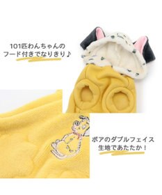 PET PARADISE 犬 服 秋冬 ディズニー １０１匹わんちゃん パーカー 【小型犬】 イエロー グレー