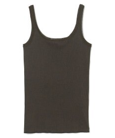 BEIGE， 【BEIGE,ecru/WEB限定・洗える】RIB TOPS /  コットンシルクリブキャミソール