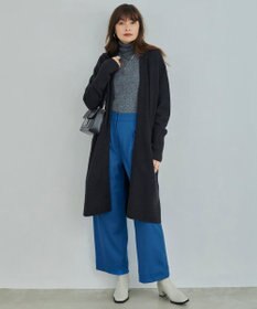 ICB 【洗える】 ウォッシャブルウールジャージー ワイドパンツ