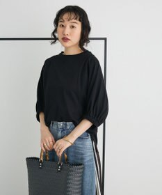 CRAFT STANDARD BOUTIQUE 接触冷感/UVカット スクエアボリュームスリーブプルオーバー