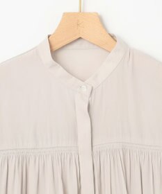 組曲 L 【WEB限定】ギャザーライトデシン ブラウス