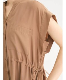 Green Parks ウエストドロストフレンチスリーブチュニック