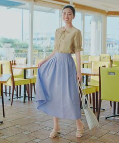 Tiaclasse シアーシャーリング2WAYブラウス