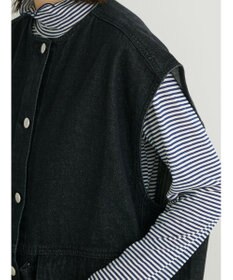 Green Parks ・ＥＬＥＮＣＡＲＥ　ＤＵＥ　ノーカラーデニムベスト